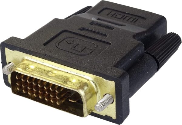 Adaptador Bidireccional HDMI Hembra a DVI Macho 24+1 Pines