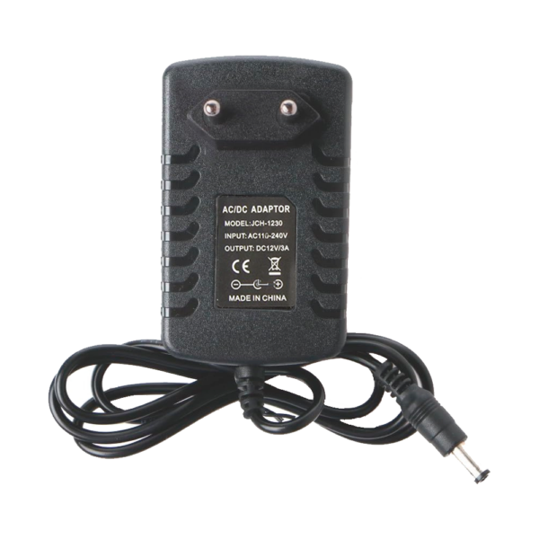 Fuente de Alimentación 12V 3A con Conector Jack DC 5.5 x 2.1 mm