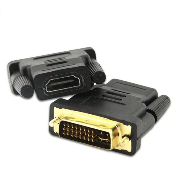 Adaptador Bidireccional HDMI Hembra a DVI Macho 24+5 Pines