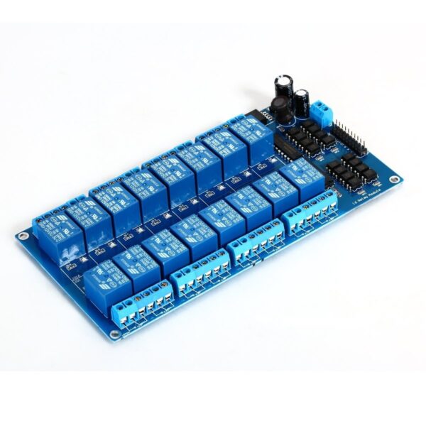 Módulo de 16 Relés 12V 10A Optoacoplado para Arduino y Raspberry Pi