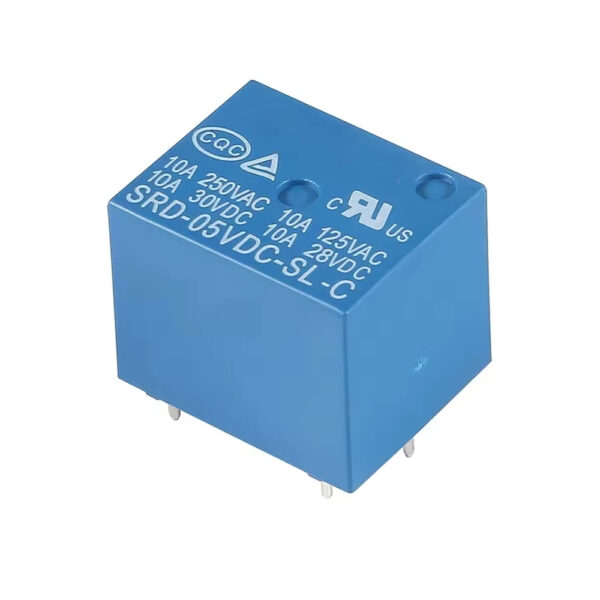 Relé 5V 10A SPDT SRD-05VDC-SL-C