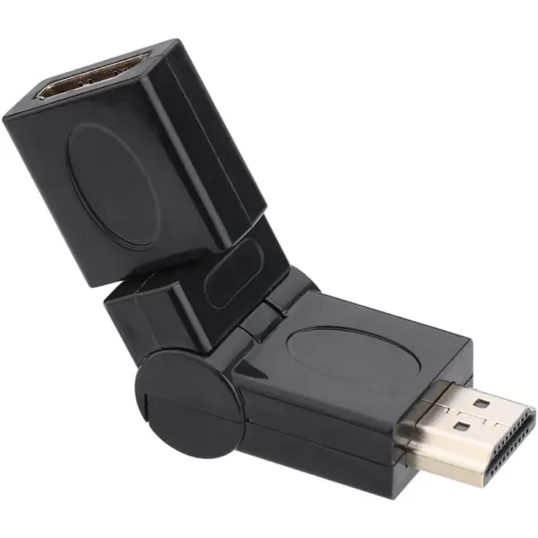 Adaptador HDMI Macho a Hembra Giratorio 360° Articulado Flexible