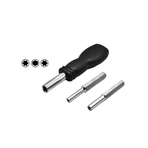 Kit Destornillador con Puntas Gamebit de 3.8 mm y 4.5 mm para Consolas Retro
