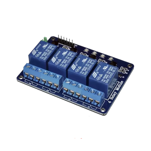 Módulo de 4 Relés 12V Optoacoplado para Arduino