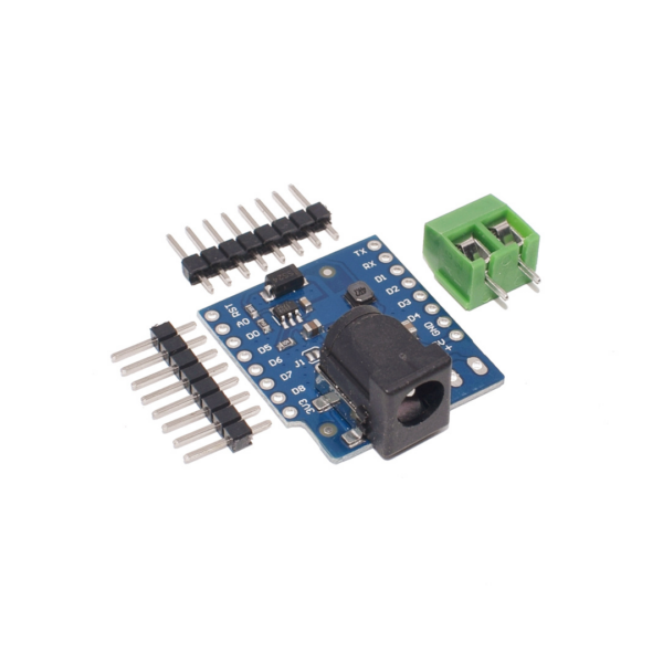 Shield de Alimentación DC para WEMOS D1 Mini (7-24 V)