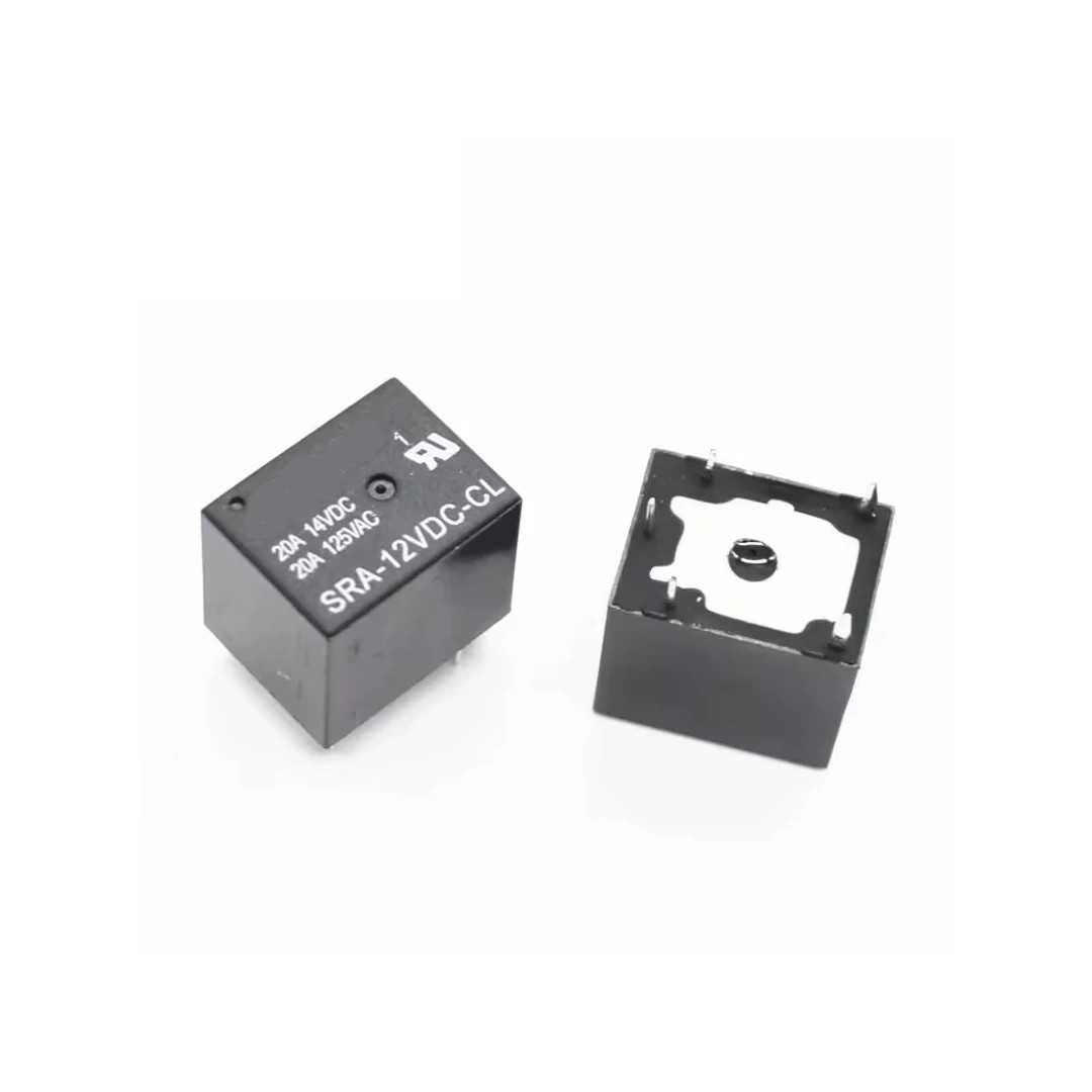 Relè Elettrico 5 Poli 12V DC 20A Modello SRA-12VDC-CL – Unità Di Controllo Per Circuiti Automatici, Dimensioni 15x11x13 Mm