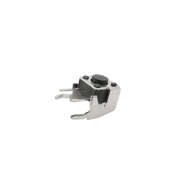 Pulsador Táctil 6x6x4.3mm 90° con Soporte de Refuerzo (Momentáneo)