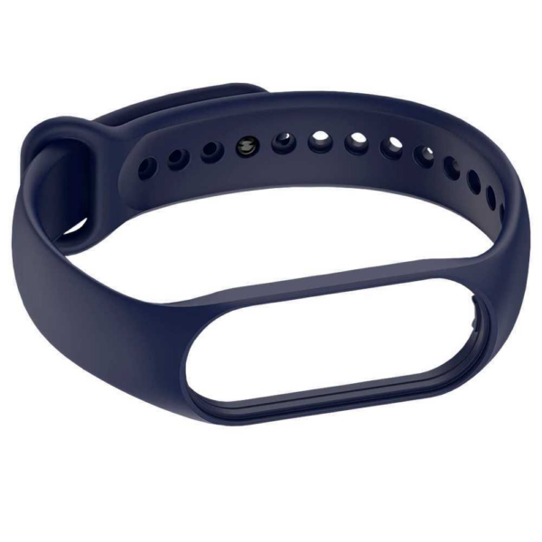 Correa Repuesto Pulsera Goma Brazalete Compatible Mi Band 7 6 5 Amazfit 5 Azul