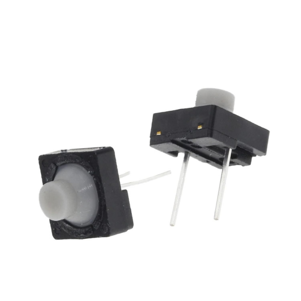 Pulsador Táctil de Silicona 8x8x5 mm Silencioso (SPST-NO) 2 pin