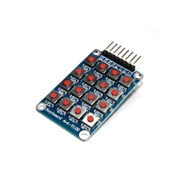 Módulo Teclado Matricial 4x4 con 16 Pulsadores MCU 8 bits