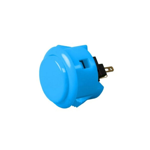 Pulsador Arcade 30 mm para Recreativas y Bartops Azul