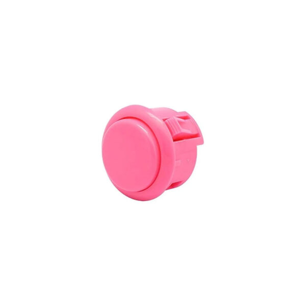 Pulsador Arcade 30 mm para Recreativas y Bartops Rosa