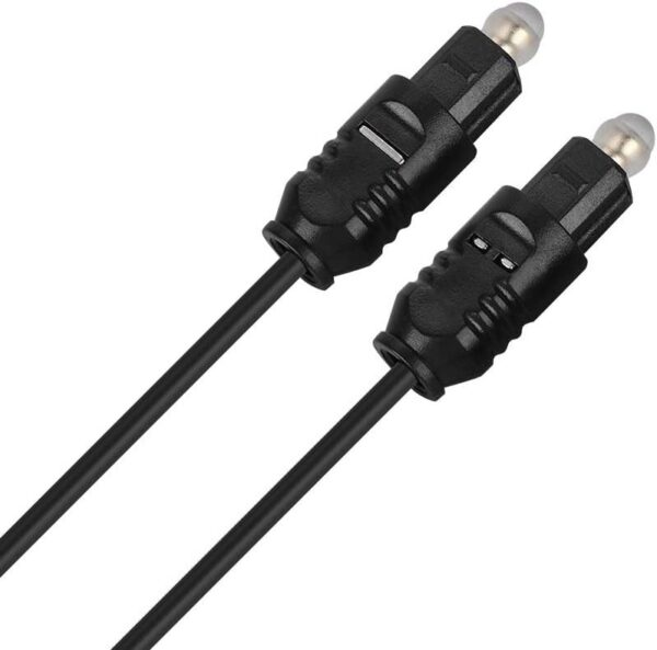 CABLE TOSLINK AUDIO DIGITAL FIBRA OPTICA 3M  MACHO PARA DVD PS4 XBOX 360 NEGRO