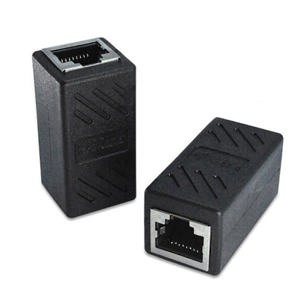 Adaptador Empalme RJ45 Hembra a Hembra para cable Ethernet Cat7/6/5e