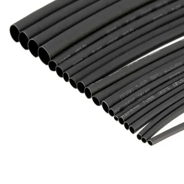 1 METRO FUNDA TERMORETRACTIL NEGRO 6 mm