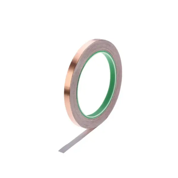 Cinta de cobre conductora de doble cara de 5 mm x 20 m