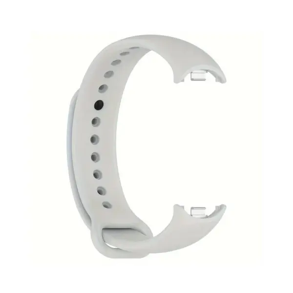 Correa Recambio Pulsera Actividad Xiaomi Mi band 8 Smartwatch Reloj GRIS CLARO