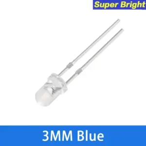 Diodo LED 3mm Azul