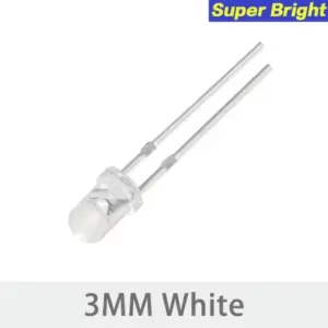 Diodo LED 3mm Blanco