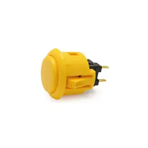 Pulsador Arcade Japones 24 mm Amarillo