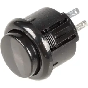 Pulsador Arcade Japones 24 mm Negro