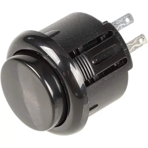 Pulsador Arcade Japones 24 mm Negro