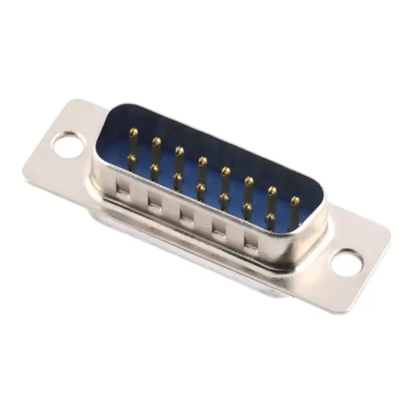 Conector DB15 Macho D-Sub de 15 Pines para Soldar a Cable