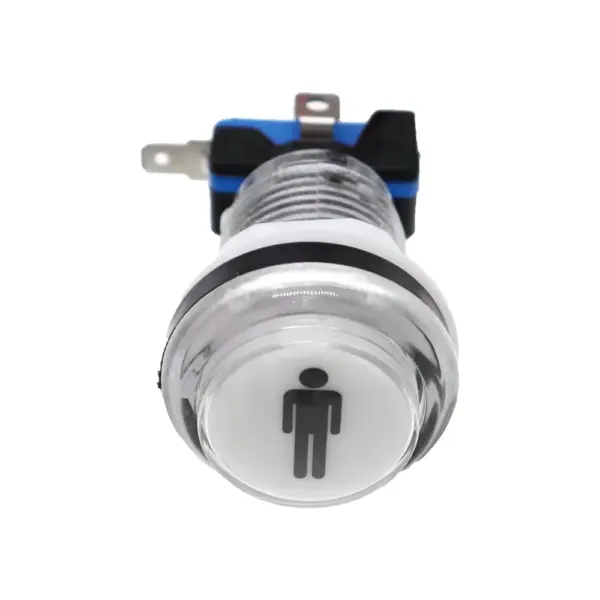 Pulsador Arcade 33mm LED iluminado 1 Player