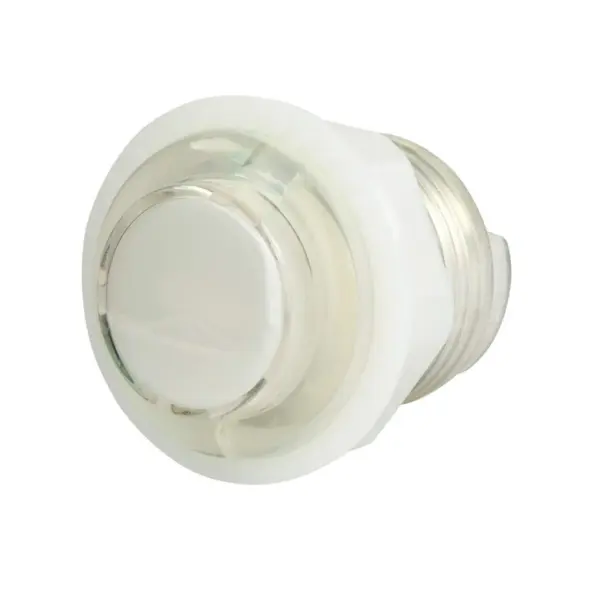 Pulsador Arcade LED Blanco 28mm Iluminado Botón Recreativa Bartop 24mm